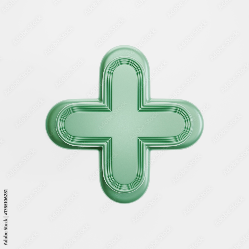 Fototapeta premium Plus sign icon