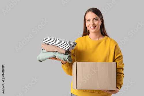 Beautiful young woman with ...