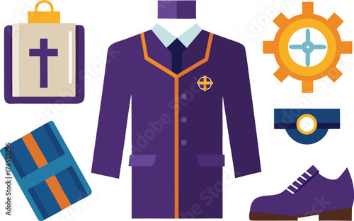 Explore education and industry icons in a vibrant, eye-catching collection perfect for learning platforms, school projects, and diverse design needs