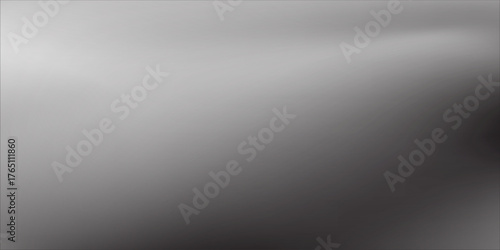 Silver foil background with metal mirror texture. Chrome gradient surface with light gloss simple abstract
