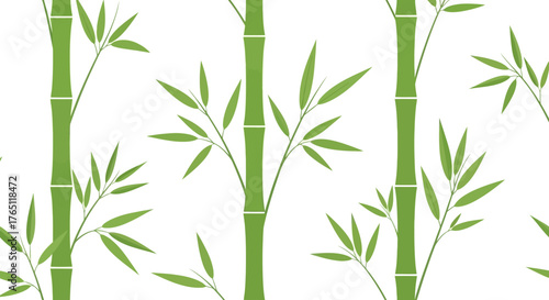 green bamboo background