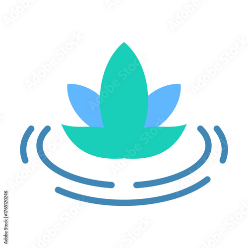 Calm Icon - Flat Color