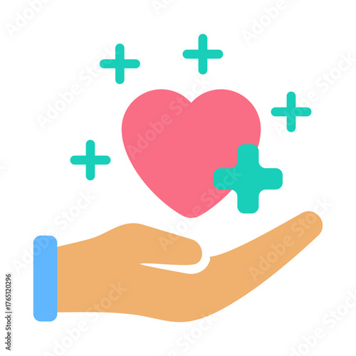 Therapy Icon - Flat Color