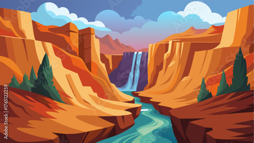 A network of narrow passages and hidden waterfalls characterizes this winding desert canyon a true hidden gem in the midst of the arid landscape.