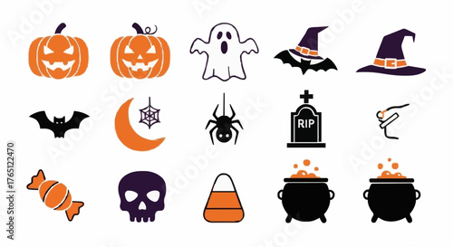 Helloween, vector, illustration, horror, icon