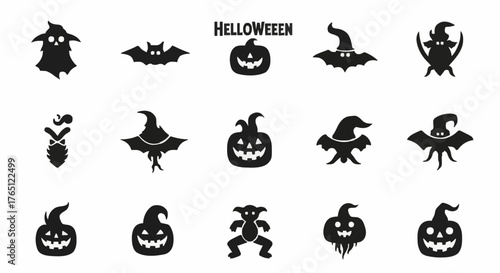 Helloween, vector, illustration, horror, icon