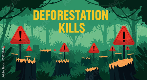 Deforestation Kills A Stark Warning Against Environmental Destruction.