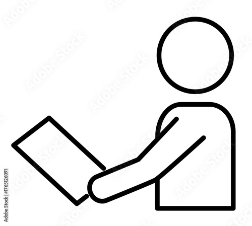 資料を提出したり通知表を受け取る人等