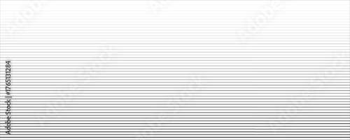 Abstract Black smooth wave on a white background. Dynamic sound wave. Design element. Vector illustration.