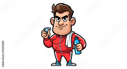 Gym Trainer Illustration