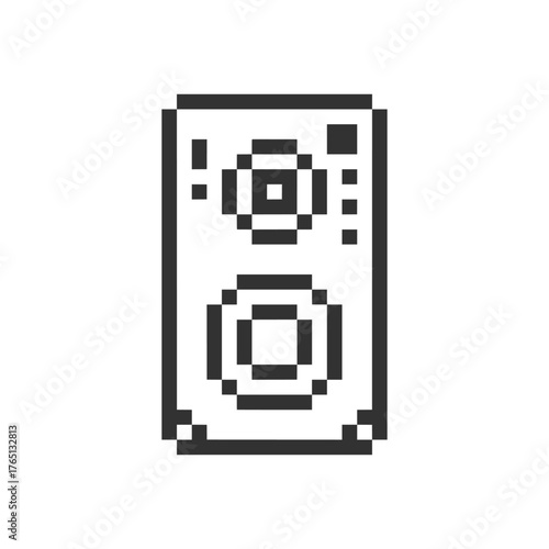 sound audio symbol pixel art