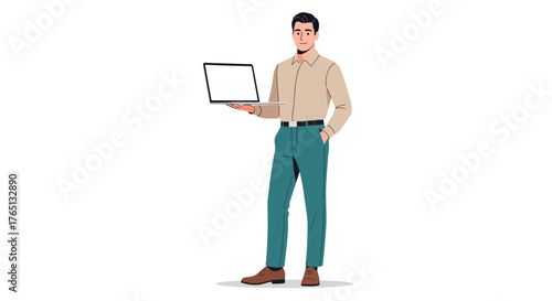 Man with Laptop
