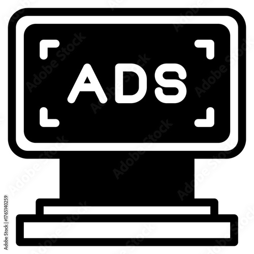 Advertising Stand Icon