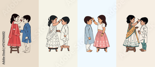 Indian karwa chauth festival card background