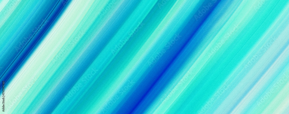 Fototapeta premium Abstract background with diagonal stripes in shades of blue and turquoise