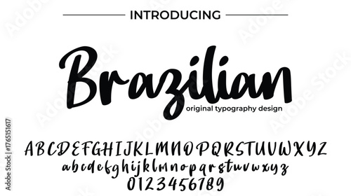 Brazilian- Elegant Script Font for Smooth Handwritten Design and Creative Typography
