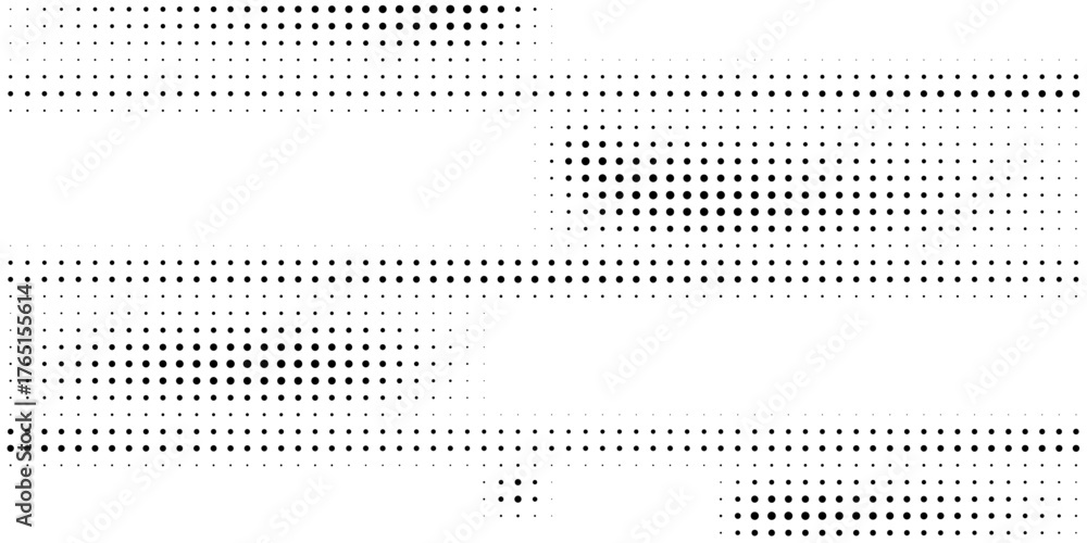 Obraz premium Dotted halftone gradient texture. Fading polka dot background. Repeated dots gradation pattern background. Black vanishing comic pop art overlay backdrop. Halftone raster effect wallpaper.eps'10
