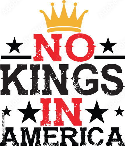 No Kings in America SVG,