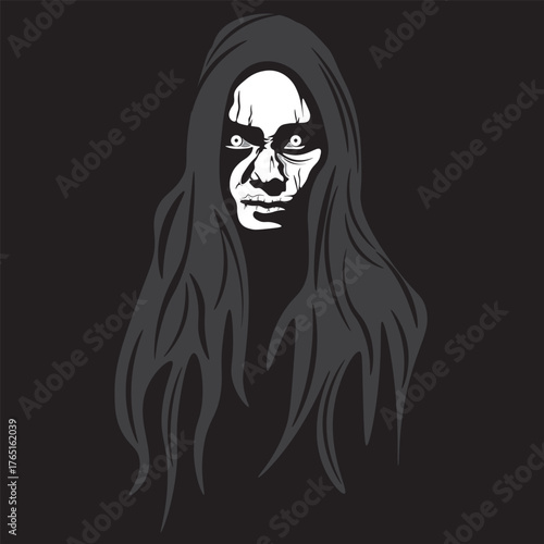 Pontianak kuntilanak face