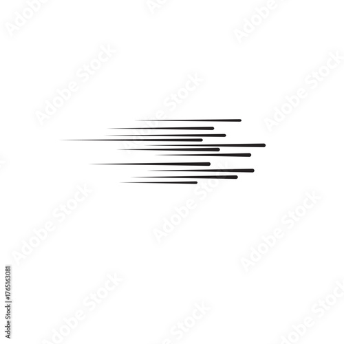Dynamic speed lines conveying forward motion and rapid progress, perfect for representing acceleration, velocity, and momentum in design projects.