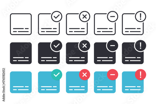 Set of subtitle, CC, Closed Caption icon. Illustration vector