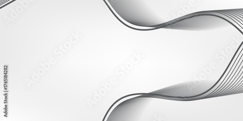 wavy line background. Abstract wave element for design. Digital frequency track equalizer. Stylized line art background.