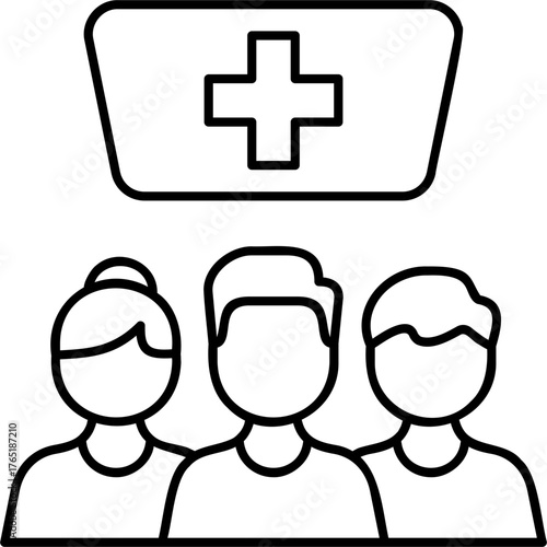 Line Art Community Icon