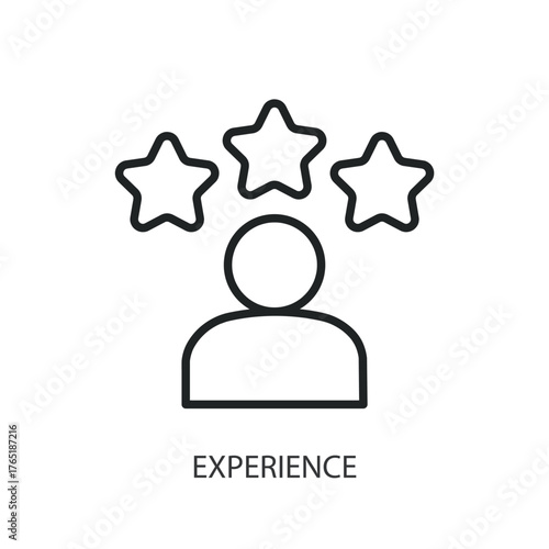 Experience thin line vector icons.