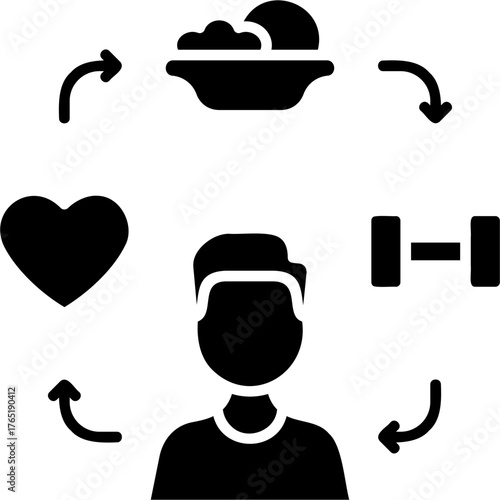 Solid Glyph Lifestyle Icon