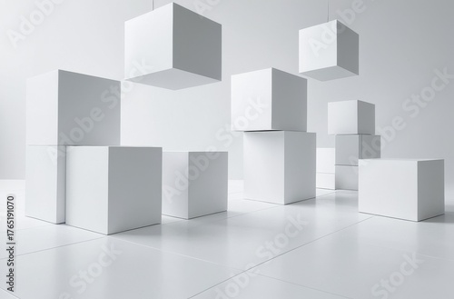 キューブ, 3d, 箱, ブロック, ビジネス, デザイン, イラスト, 形, 正方形, 概念, 仕組み, 集団, 模様, 列, シティ, 遠近法, テクノロジー,