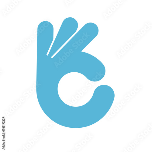 hand gestures okay. Hand gesture represent agree, okay or OK icon collection in glyph style, solid color vector