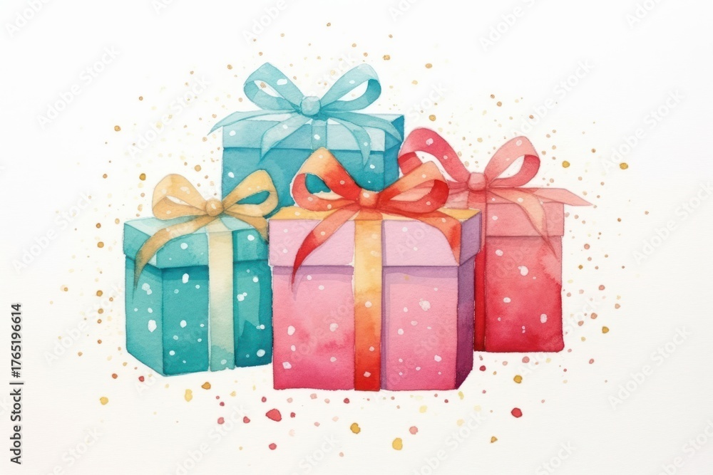 Obraz premium Present paper gift celebration.