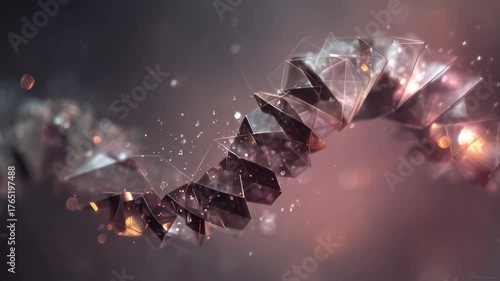 Translucent Polygon Helix Drift/透明ポリゴンヘリックス漂流6