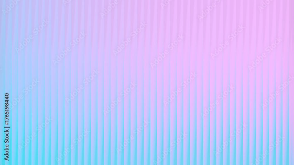 Fototapeta premium Vertical Ripples Gradient Background Cyan Pink abstract
