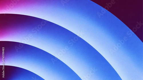 Abstract 3D Rendering Translucent Curved Shapes Elegant Design Template Banner Header Background Motion Graphic Visual