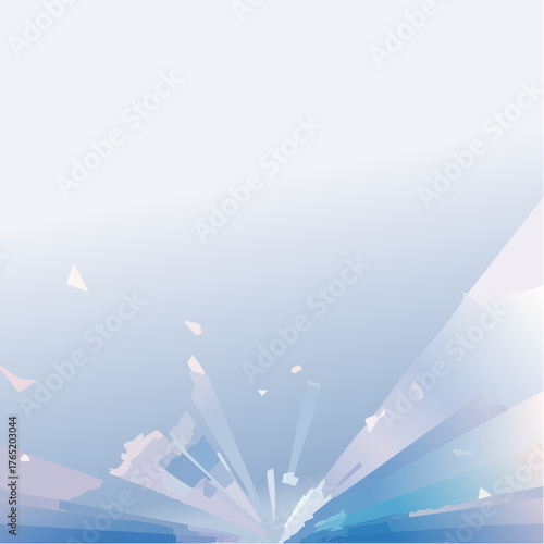 Luxury Ice Blue Minimal Light Effect Vector Design