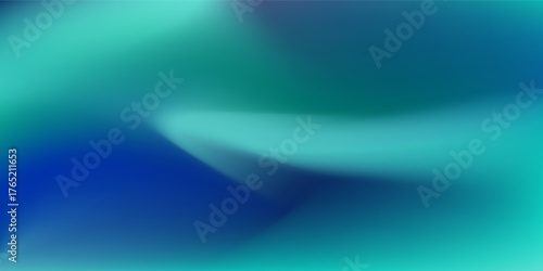 Blue-green gradient studio room  abstract background pattern walls digital art