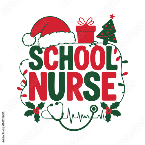 Most wonderful time for a beer typography, Santa hat mug, cheerful pub theme, holiday party celebration graphic vector