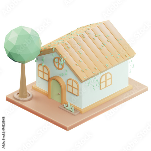 Eco Habibat 3D Enviroment Climate Illustration