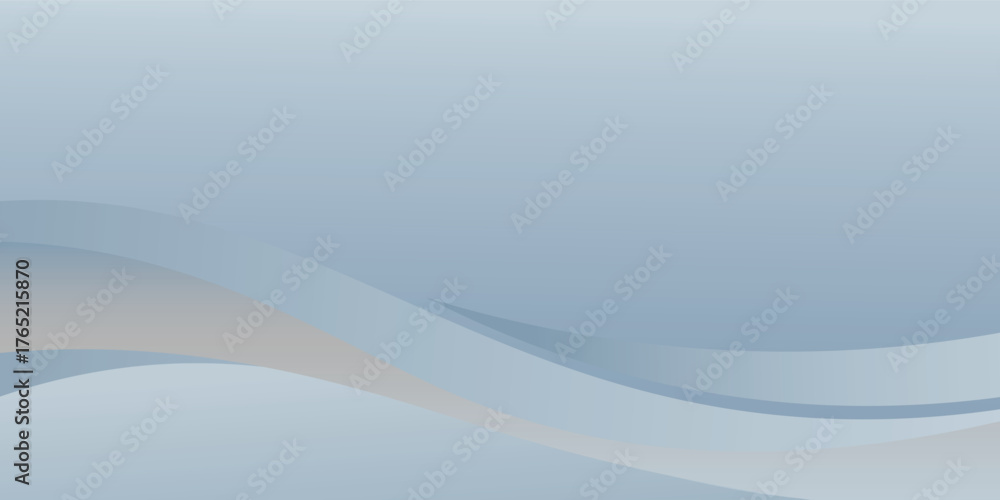 Fototapeta premium Abstract Blue Gradient With Gentle Waves Background for Design, Branding, and Web Projects