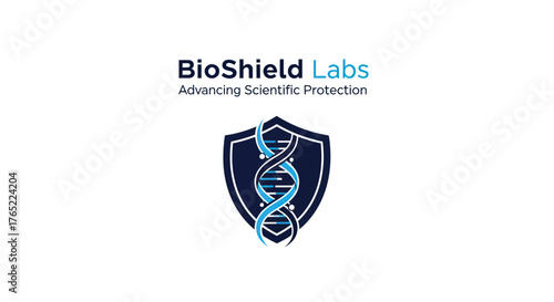 BioShield Labs logo showcasing scientific protection and innovation in healthcare.