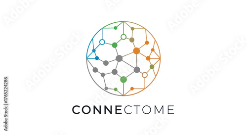 Connectome Logo Representing Global Network and Digital Connections.