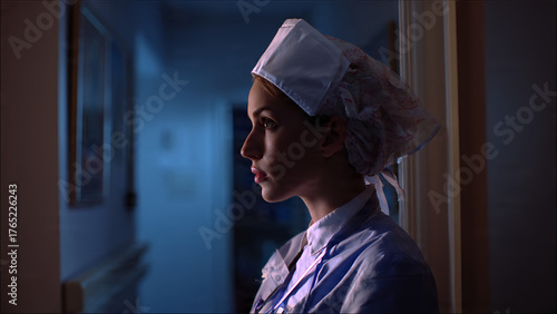 A nurse working