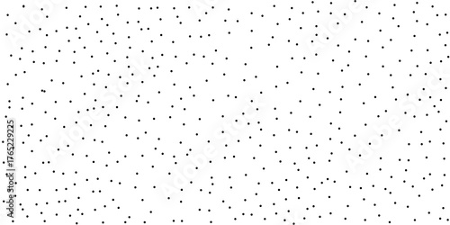 A seamless pattern of randomly scattered dots. A seamless pattern of large and small black polka dots.