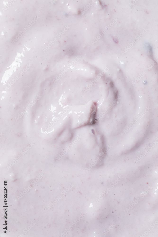 Obraz premium Healthy Homemade Blueberry Yogurt