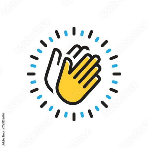 Multi color icon for appreciate