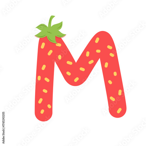 Strawberry Alphabet Series – Cute Fruit Letters A–Z
