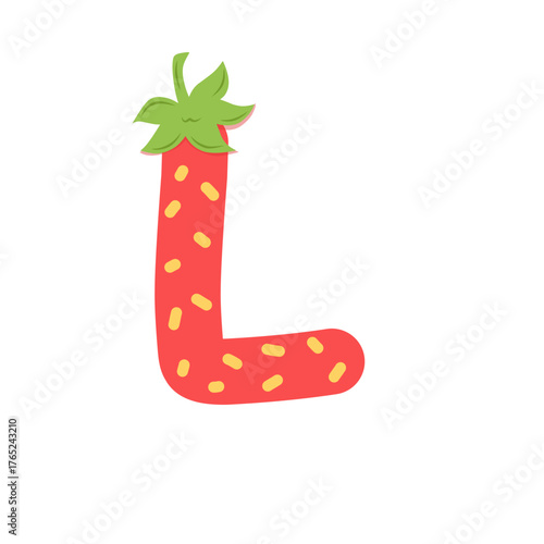 Strawberry Alphabet Series – Cute Fruit Letters A–Z
