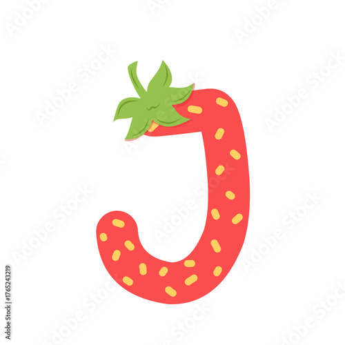 Strawberry Alphabet Series – Cute Fruit Letters A–Z
