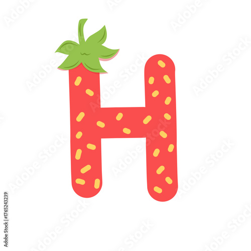 Strawberry Alphabet Series – Cute Fruit Letters A–Z
